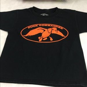 Duck Commander tee shirt with logo. Sz 6/7
